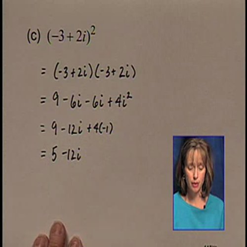 Pre-Calculus P.6 - Complex Numbers