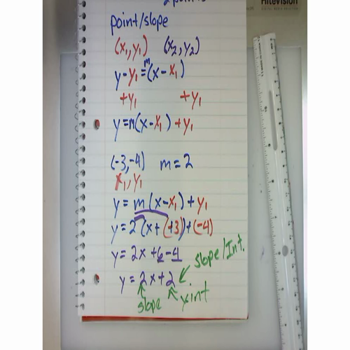 Pre-Calculus P.4 - Lines in the Plane - Example 2