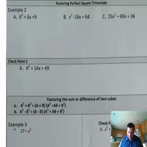 6.4 factoring special forms