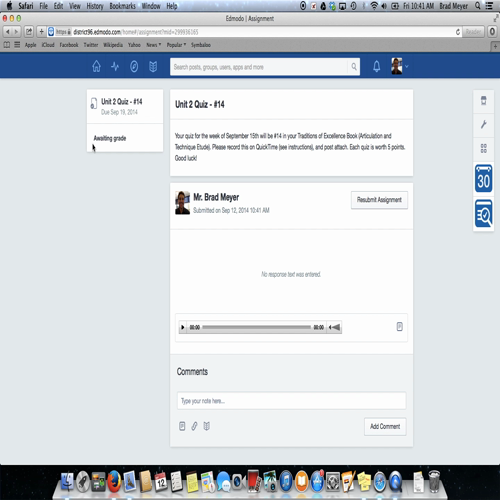 Edmodo Assessment Upload