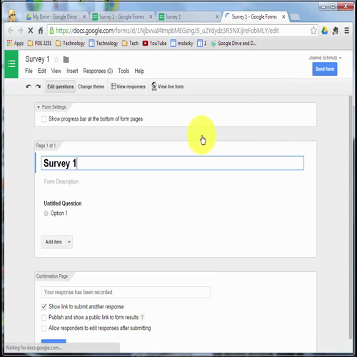 Google Forms - Custom Themes