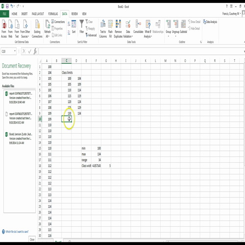 Example 2-2 Excel