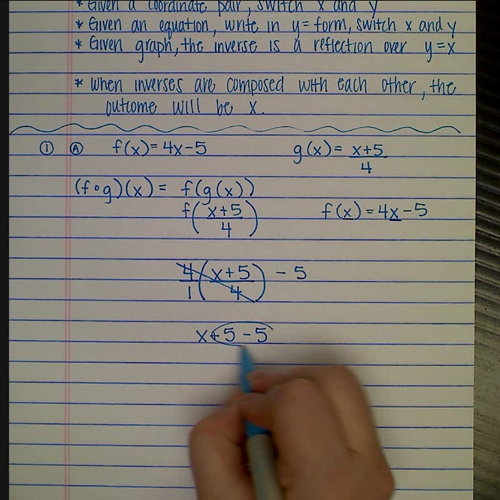 1.9 composing inverse functions and graphing