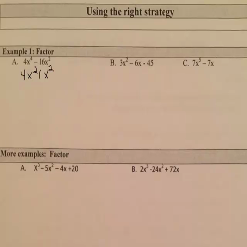 6.5 a general factoring strategy