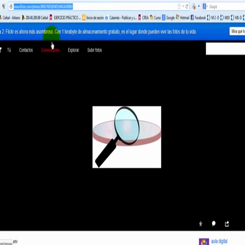 flickr  crear cuenta y subir fotografía