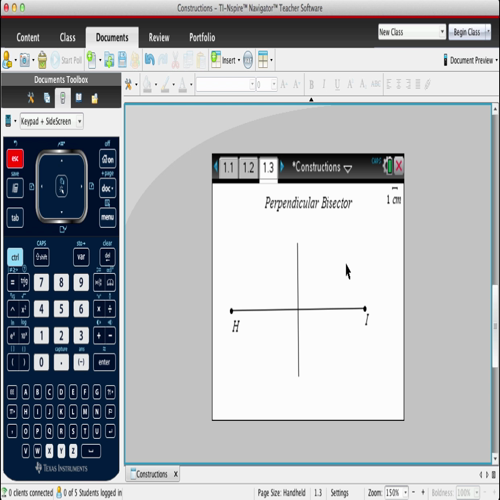 perpendicular bisector