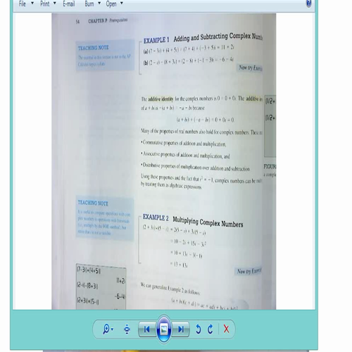 Pre-Calculus P.6 - Complex Number - Example 1