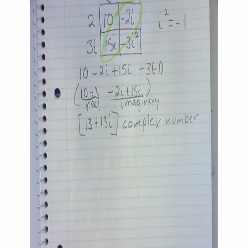 Pre-Calculus P.6 - Complex Numbers - Example 2