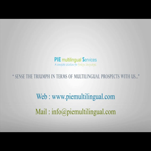 pie multilingual services