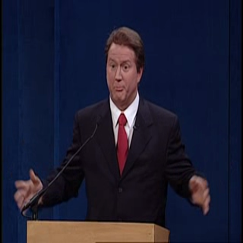bush first debate (strategery vs lockbox)