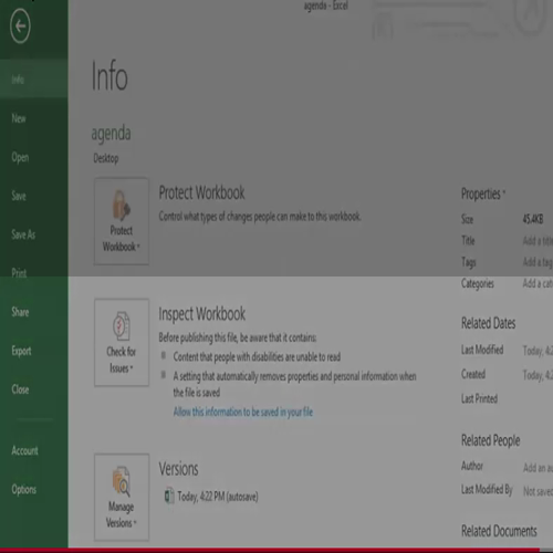 11 excel finalizing and protecting workbooks