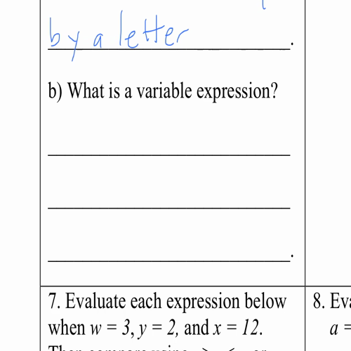 1.2 – Variables and Expressions Practice Tutorial