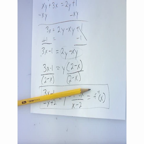 AP Calculus 1.5 - Functions and Logarithms - HW # 23