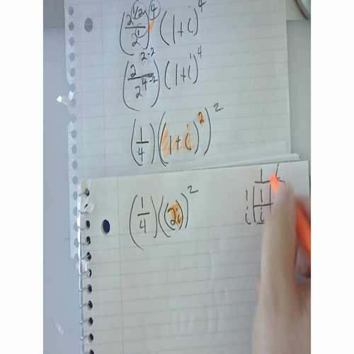 Pre-Calculus P.6 - Complex Numbers - HW # 27