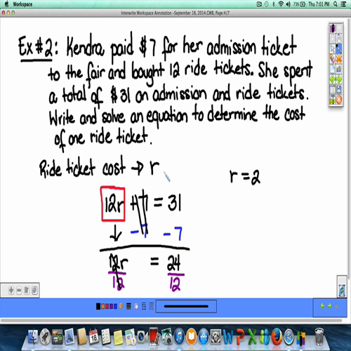 09-19 writing two-step equations