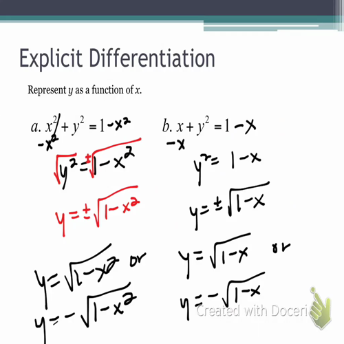 2.5 implicit differentiation