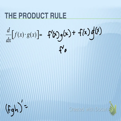 2.3 the product and quotient rules