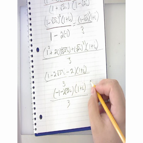 Pre-Calculus P.6 - Complex Numbers - HW # 40