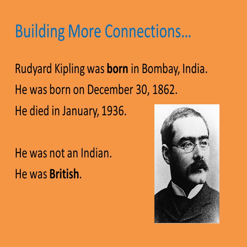 making connections- rikki & kipling video