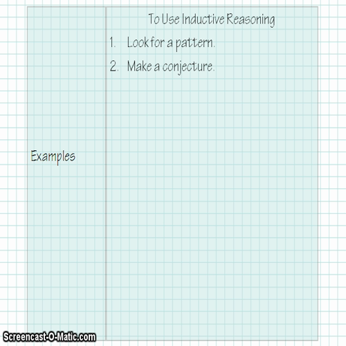 Obj. 6 Inductive Reasoning