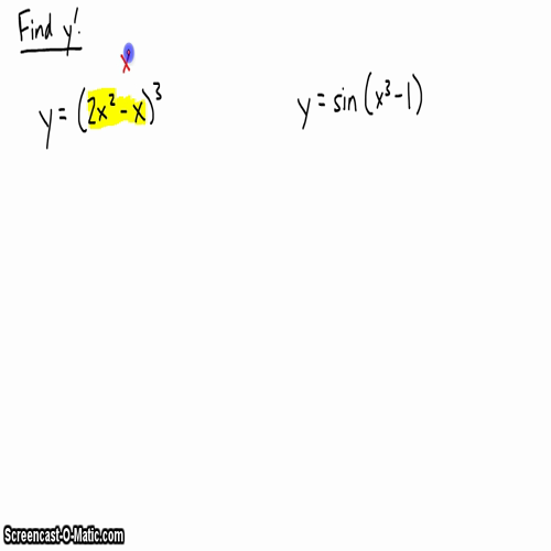 AP Calc @ Harrison: Chain Rule