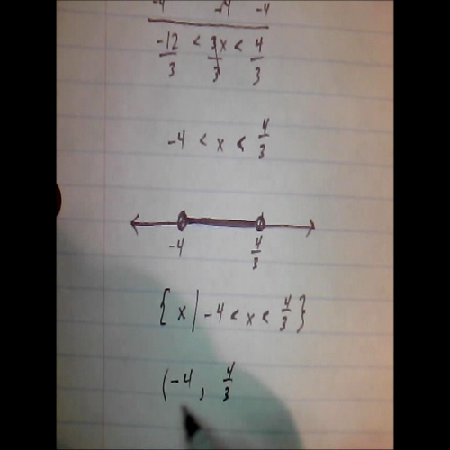 Solving Absolute Value Inequalities #1