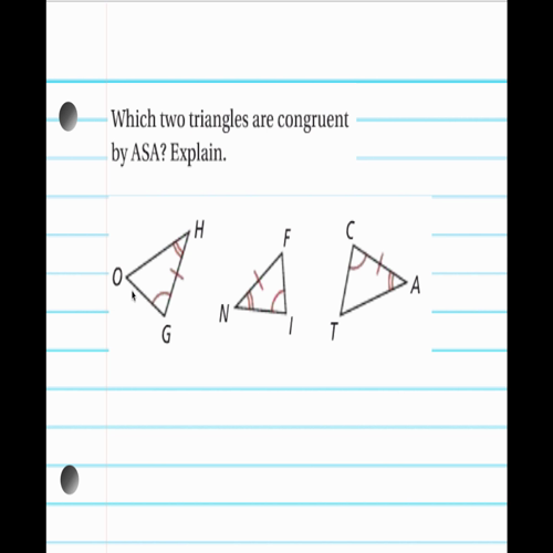 triangle congruence by asa and aas