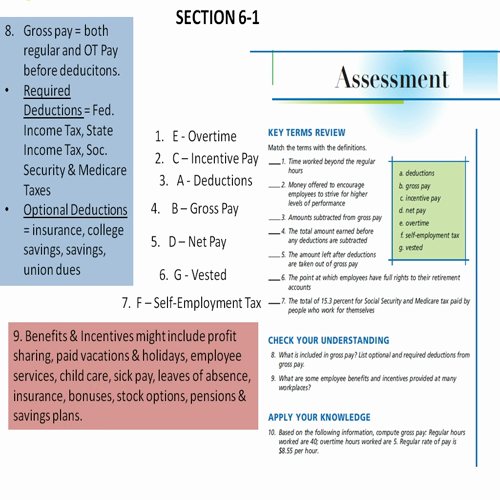 Review discussion 6-1 & 6-2 assessments