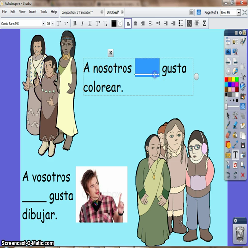 gustar explanation from mrs. likover