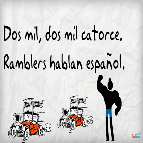ramblers hablan español. (escocesa) 14