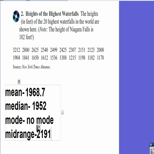 ti83 mean median mode