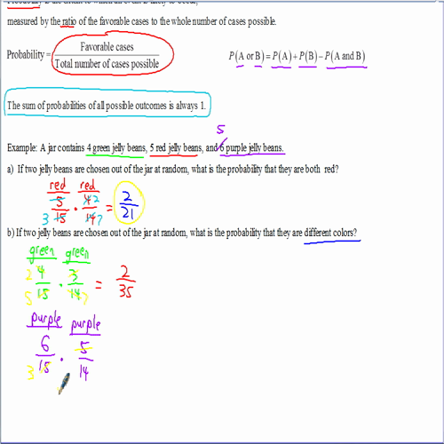 math team notes probability