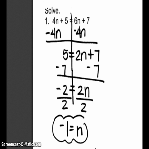 algebra 2-4 ex 1 and 2