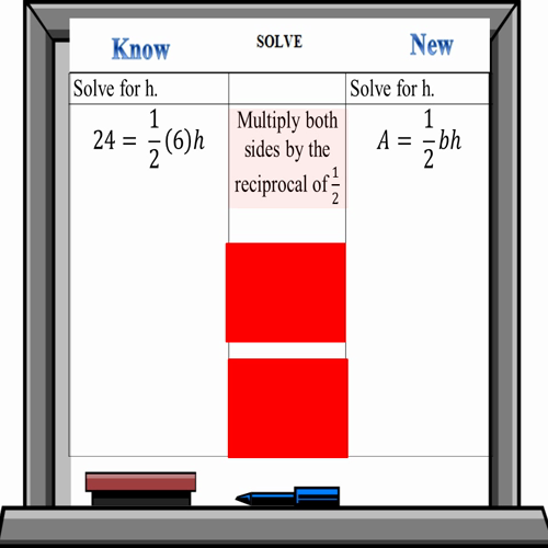 literal equations flipped lesson with sound