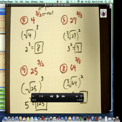 fractional exponents