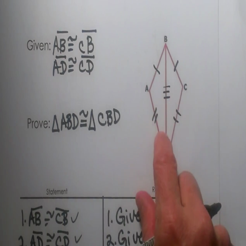 triangle congruence sss proof