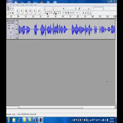 Audacity - Lesson 1 The Basics