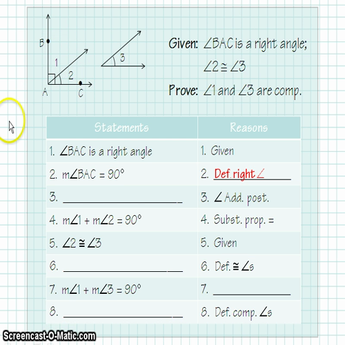 Obj. 10 Geometric Proof