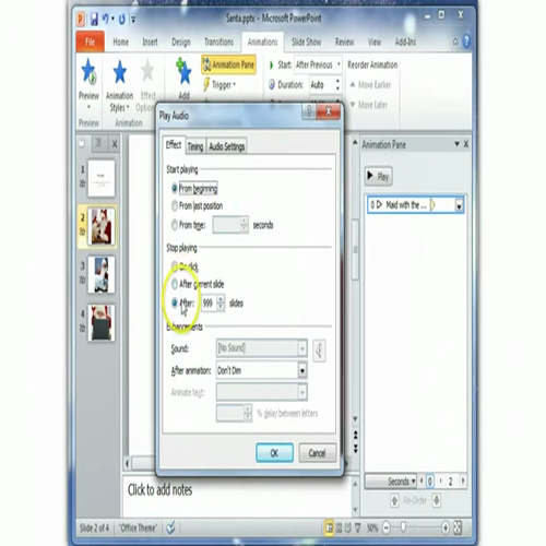 Create Automatic Slide Show in PPT 2010