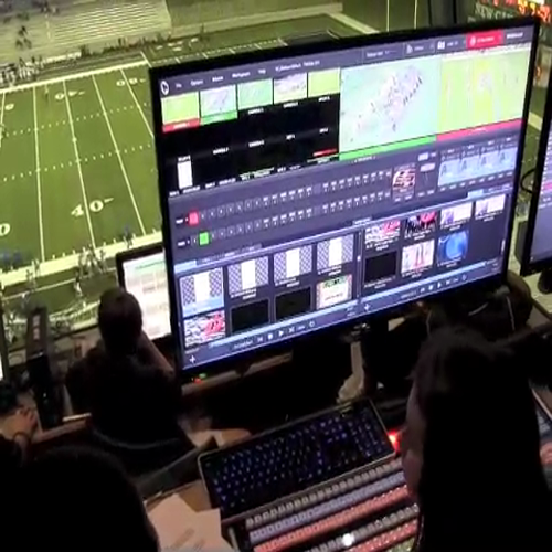Stadium videocamera Tricaster Operations - Football