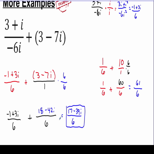 video 13a - simplifying complex expressions