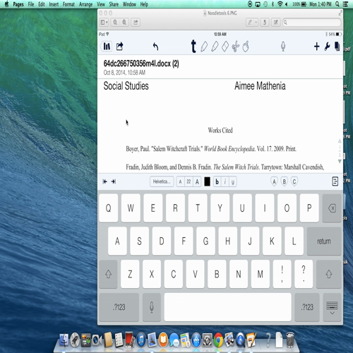 noodletools printing
