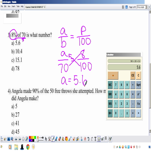 course 2 unit 2 study guide page 1