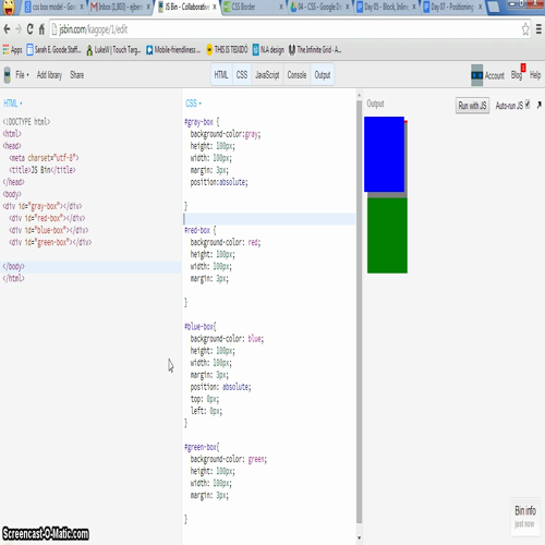 CSS - Absolute Positioning 