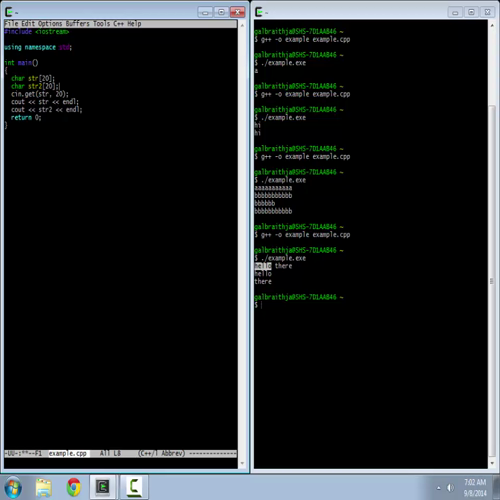 cstrings and arrays