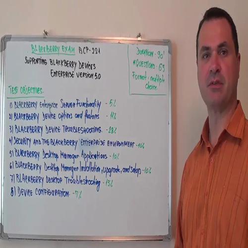 BCP-221 – Practice Exam Test Questions BlackBerry