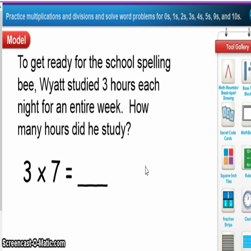 3.1.18 build fluency with known multiplications