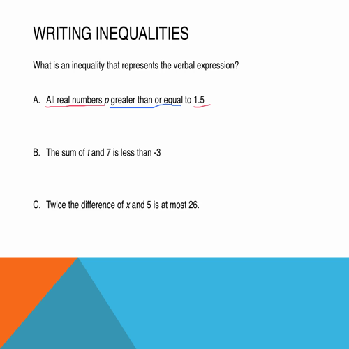 inequalities 