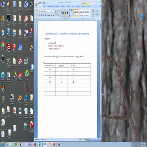 stepping through code by hand