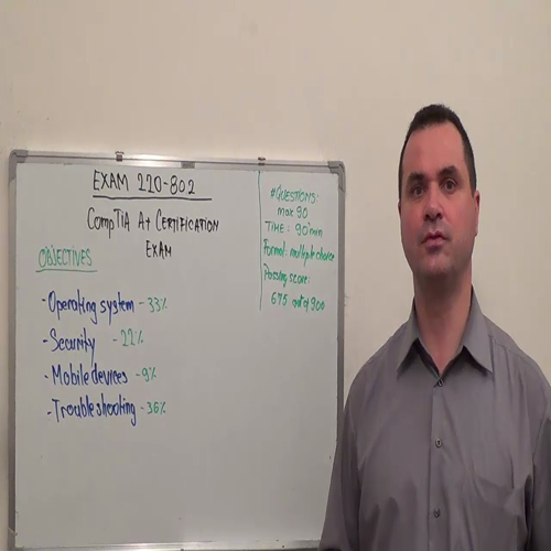 220-802 – Practice Exam Test Questions CompTIA